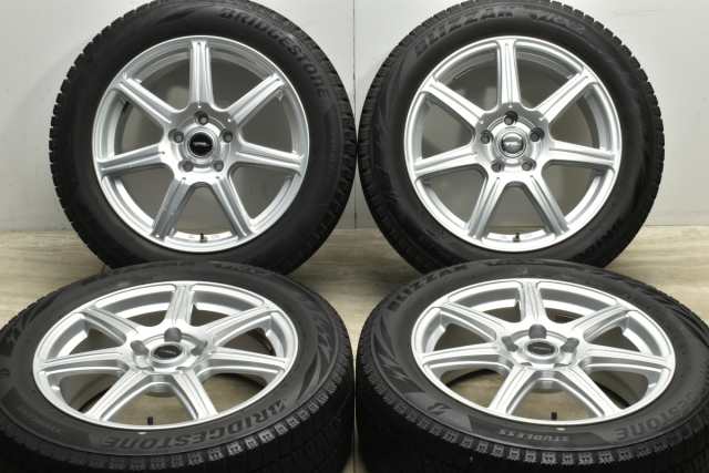 中古 スタッドレス タイヤ ホイール 4本セット 17インチ 7J +45 PCD 114.3215/55R17 94Q ブリヂストン 製ホイール【 ブリヂストン 製 ス