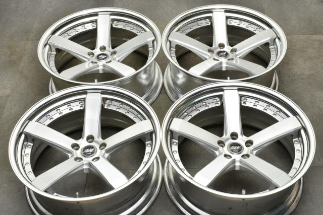 中古ホイール 4本セット 21インチ 9J +5 PCD 114.3 WORK 製ホイールの通販は