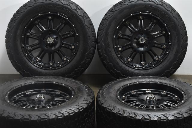 中古タイヤホイール 4本セット 20インチ 9J +18 PCD 127 LT285/65R20 127/124S XD795【 BFグッドリッチ 製 タイヤ付き】の通販は