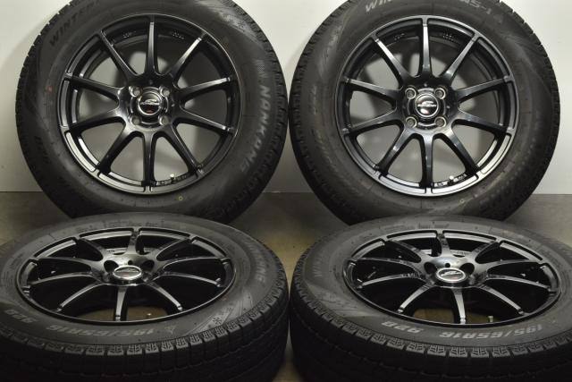 中古 スタッドレス タイヤ ホイール 4本セット 16インチ 6J +43 PCD