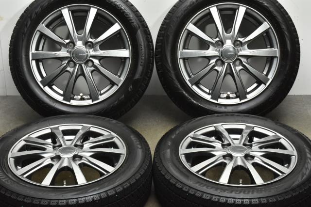 中古 スタッドレス タイヤ ホイール 4本セット 14インチ 4.5J×14+45 PCD