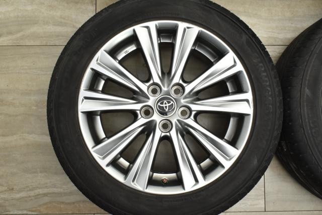 トヨタ純正 18インチ 7.5J +45 PCD 114.3 5穴 アルミホイール 4本セット