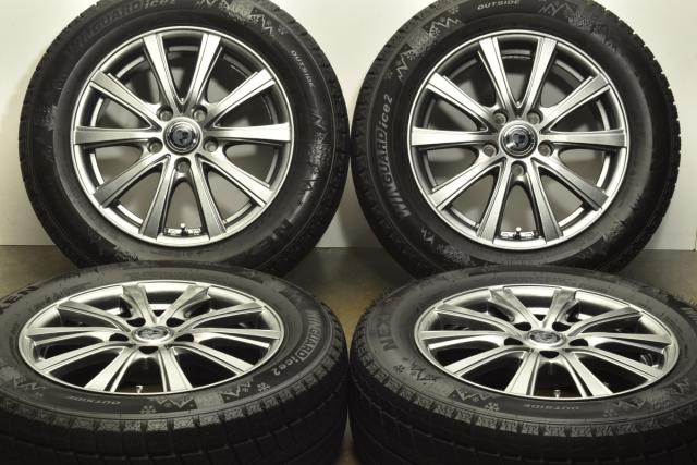 中古 スタッドレス タイヤ ホイール 4本セット 16インチ 6.5J×16+38 PCD