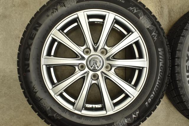 中古 スタッドレス タイヤ ホイール 4本セット 16インチ 6.5J×16+38 PCD
