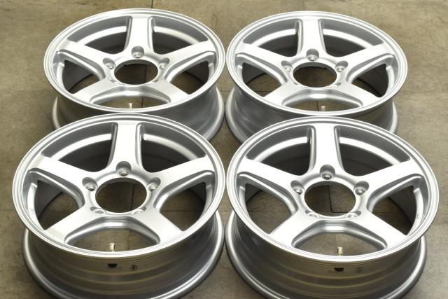 中古ホイール 4本セット 16インチ 5.5J×16+22 PCD 139.7 トピー