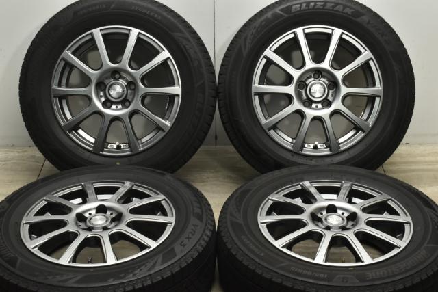 9分山以上 4本セット ブリヂストン スタッドレス VRX2 195/65R15 スタッドレスタイヤ BLIZZAK VRX2 195/65R15 91Q 2021年製 9分山