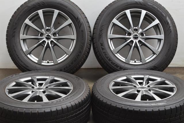 中古 スタッドレス タイヤ ホイール 4本セット 17インチ 7.0J×17+48 PCD