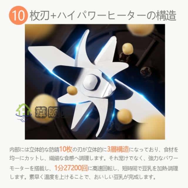 豆乳メーカー スープメーカー 650ML 800ML 3〜4人 豆乳機 ブレンダー