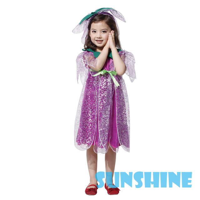 妖精 ハロウィン 衣装 女の子 魔女 精霊 子供 なす クリスマス 仮装 童話 お姫様 キッズ パーティー 110 1 130 140の通販はau Pay マーケット Sunshine Akida