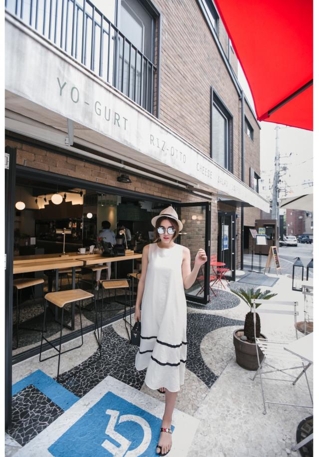 W80 81 美ライン ホワイト マキシ丈 ワンピース しっとり生地 ノースリーブ ワンピの通販はau Pay マーケット Hikarie