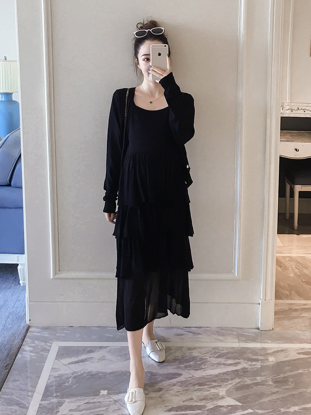 送料無料 マタニティ ゆったり レディース ノースリーブワンピース カーディガン2点ゼット マタニティワンピース 秋 新作 マタニティウの通販はau Pay マーケット Nana Style