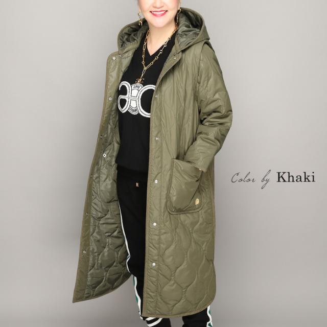 送料無料 コート レディース キルティング アウター 中綿 中わた 4WAY