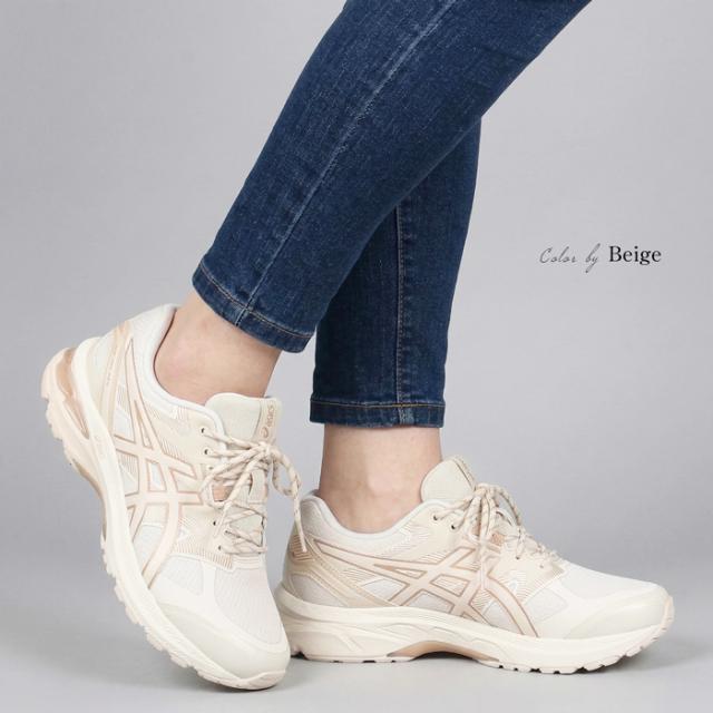 送料無料 訳あり 個数限定 ASICS アシックス GEL-TERRAIN ゲルテレイン Birch スニーカー●レディース 靴 ローカット ランニングシューズ ウオーキングシューズ ベージュ 23 23.5 24 24.5[58205]_2