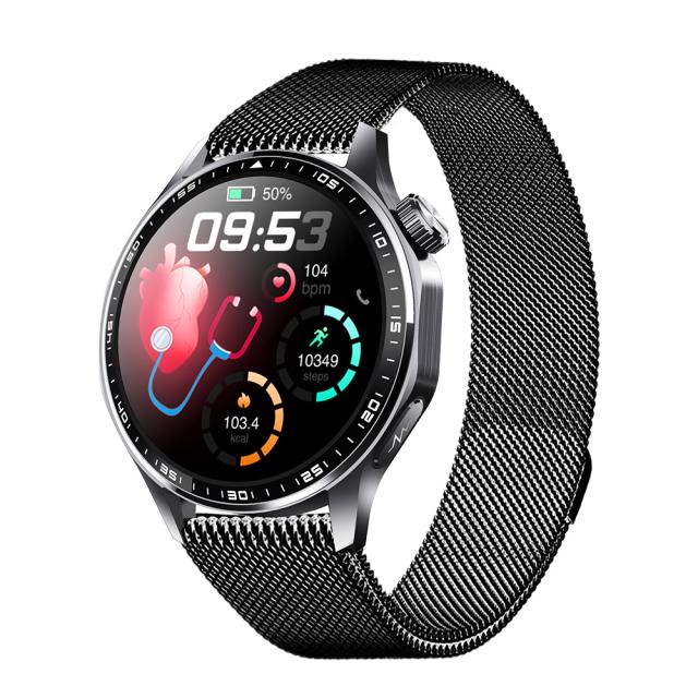 スマートウォッチ 日本製センサー 通話機能 医療レベル心電図ECG+PPG 第6世代血糖値 血中酸素 血圧測定 高精度心拍数 睡眠管理 呼吸率 着信通知 2026最新モデル_5
