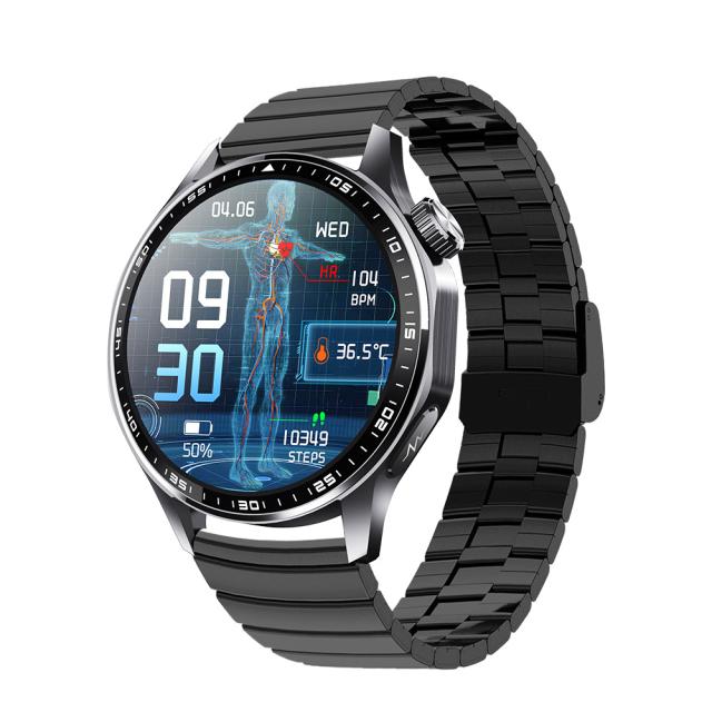 スマートウォッチ 日本製センサー 通話機能 医療レベル心電図ECG+PPG 第6世代血糖値 血中酸素 血圧測定 高精度心拍数 睡眠管理 呼吸率 着信通知 2026最新モデル_6
