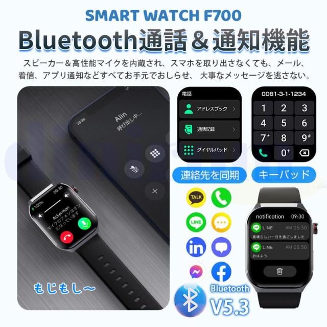 2026最新 スマートウォッチ 医療レベル糖評価「血液成分 体組成分析」通話機能 ECG心電図 血中脂質 尿酸 血圧 心拍数 血中酸素 体温 感謝祭_14