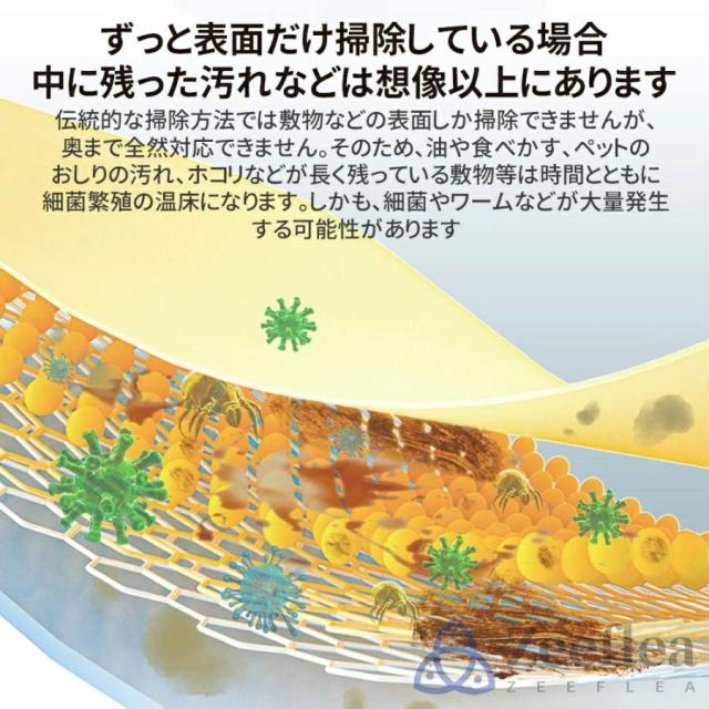 【2026新登場】スチームクリーナー カーペットクリーナー 400W 28kPa超強吸引力 車シートと布製品洗浄 セルフクリーニング 絨毯とソファ洗い 乾湿両用 リンサー洗浄器 お湯対応可能 大掃除 操作簡単 お手入れ簡単 ペット用品 車内 隙間 キッチン 汚れが落としやすい 2026_13