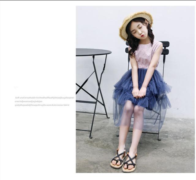 韓国子ども服 ワンピース 女の子 ティアードワンピース チュールワンピース チェック柄 クラシック プリンセス ファッション ひな祭り 1の通販はau Wowma Cutie