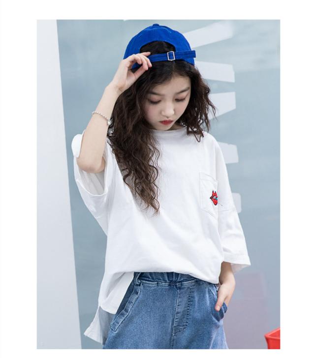 韓国子ども服 Tシャツ 女の子スポーツウェア 半袖tシャツ ワイシャツ ジュニア カジュアル ゆったり ストリート ヒップポップ 練習着 舞の通販はau Pay マーケット Cutie