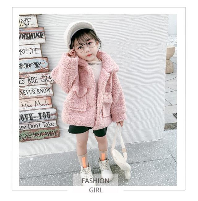 子供服 女の子 秋冬 ジャケット 韓国風 可愛い ボア 毛 加厚 コート ベビー服 シンプル アウター ラムウール カジュアル 女児 冬服 防の通販はau Pay マーケット Cutie