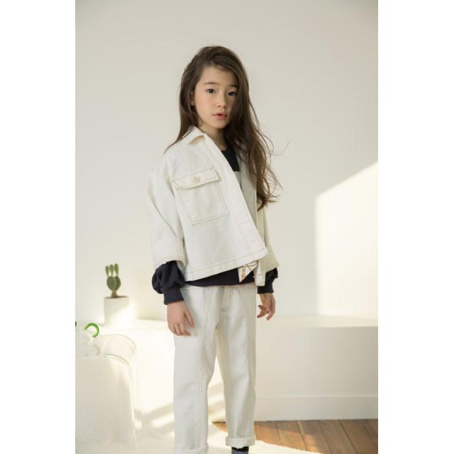 韓国子供服 春着 新作 デニム コート ユニセックス ジャケット 開きん かっこいい かわいい ポケット用の オシャお出かけ の通販はau Pay マーケット Cutie