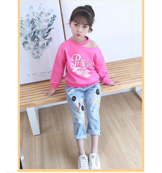 韓国子供服 女の子 デニムパンツ 110 1 130 140 150 160cm春着 秋着 送料無料 ジーンズ 長ズボン 子ども服 キッズ用 ロングパンツの通販はau Pay マーケット Cutie
