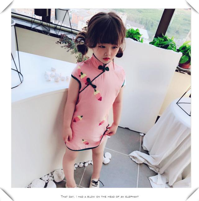 韓国子供服 ワンピース 女の子 夏物 新作 プリンセス 花 爽やか チャイナドレス 中国風 結婚式 二次会 ダンス発表会 発表会 普段着 旅行 の通販はau Pay マーケット Cutie