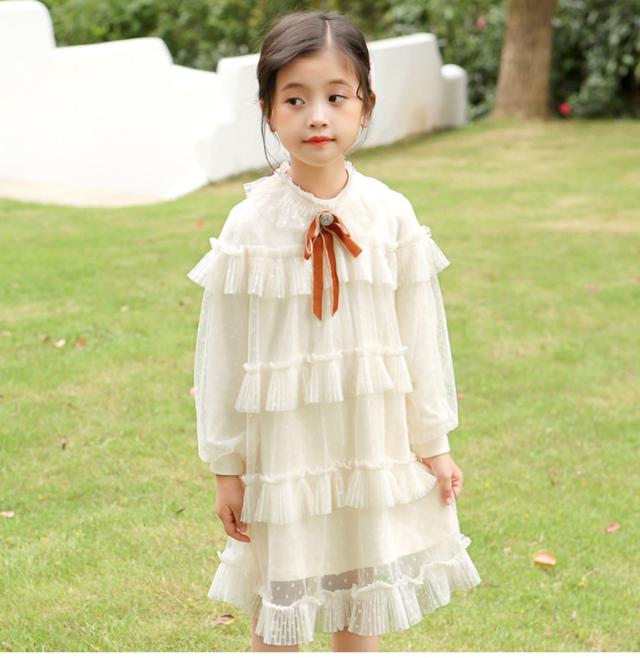 韓国子ども服 ワンピース 女の子 新作 ファッション お姫様 リボン プリント柄 スウィート 防寒 韓国風 可愛い 着まわし オシャレ インナの通販はau Pay マーケット Cutie