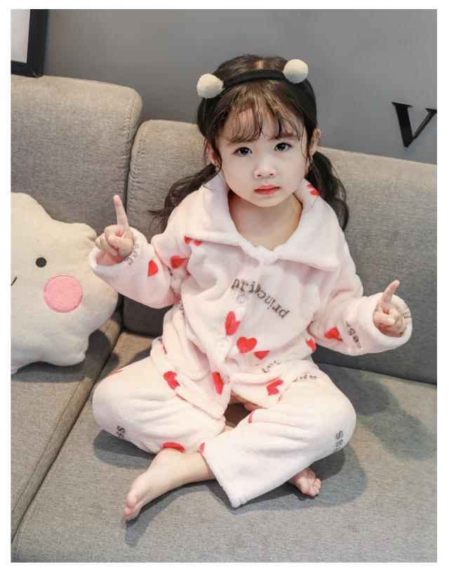 韓国子供服 パジャマ 女の子 新作 ファッション お姫様 プリント柄 スウィート 防寒 韓国風 可愛い セットアップ 柔らかい 秋冬 ルームウの通販はau Pay マーケット Cutie