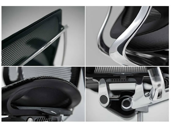 オカムラ コンテッサ2 ヘッドレスト付 座クッション ブラック CC87BR FPC1の通販は