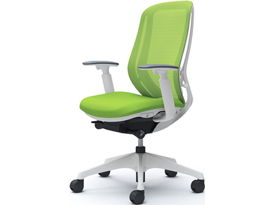 オカムラ シルフィー ハイバック 可動肘 ライムグリーン C685XW FMP5の通販はパソコン・オフィスチェア