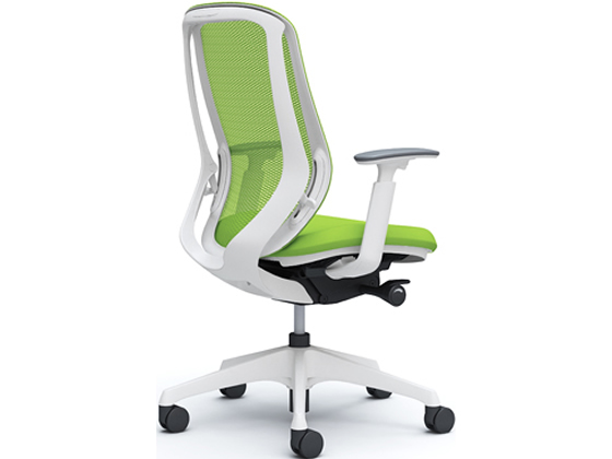 オカムラ シルフィー ハイバック 可動肘 ライムグリーン C685XW FMP5の通販は