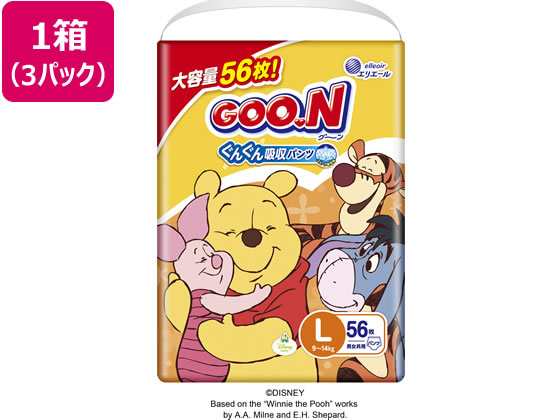 大王製紙 グーン ぐんぐん吸収パンツ L 56枚×3Pの通販は