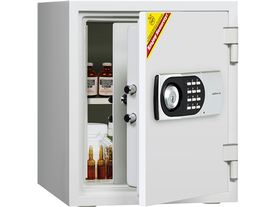 ディプロマット ダブルドアセーフシリーズ耐火金庫 24L ホワイト 125EK77DRUG 1台 ディプロマット ダブルドアセーフシリーズ耐火金庫 24L ホワイト