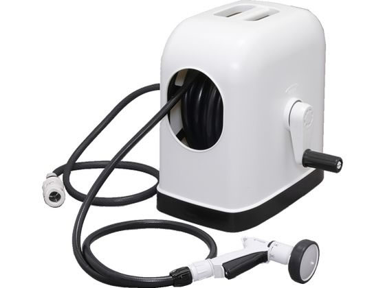 アイリスオーヤマ フルカバーホースリールHG 30M ブラック ホワイト FHHG30BKWHの通販は 5,388円