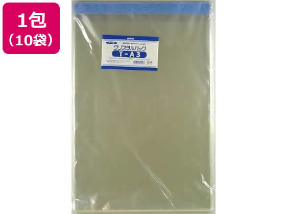 ヘイコー クリスタルパック 310×435mm T-A3 100枚×10パックの通販は 12,698円