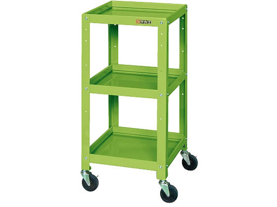 サカエ ニューCSツールワゴンW380 3段 グリーン CSLA-3883の通販は 12,319円