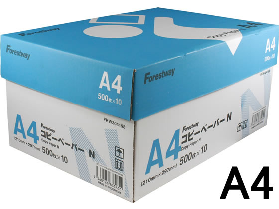 Forestway コピーペーパーN A4 500枚×10冊