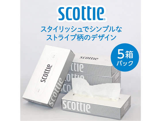 クレシア スコッティ ティシュー 200組 5箱×12パック(1ケース)の通販は