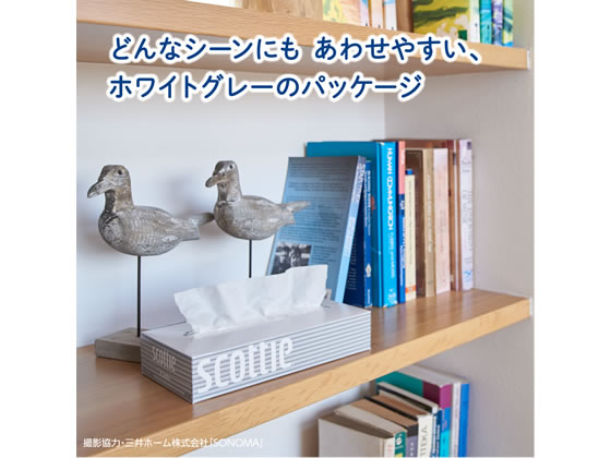 クレシア スコッティ ティシュー 200組 5箱×12パック(1ケース)の通販は