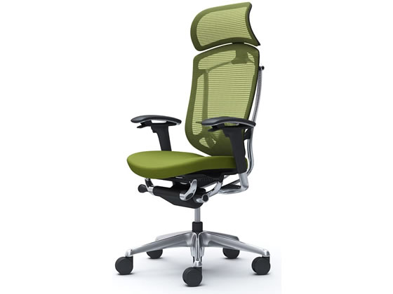 オカムラ コンテッサ2ヘッドレスト付座クッション グリーン CC87BS FPC5の通販は 145,031円