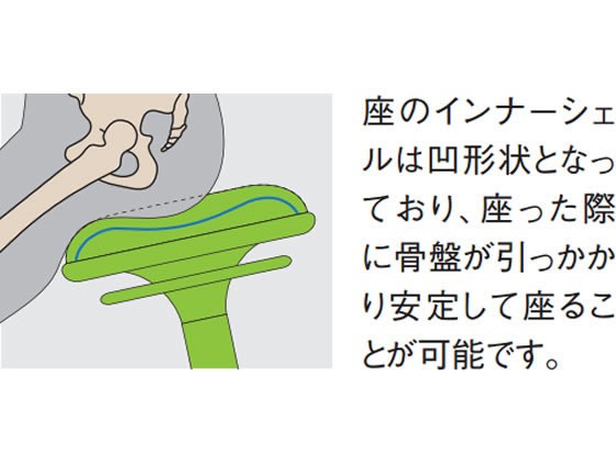 オカムラ ピルエット スイング脚タイプ 布張り イエロー