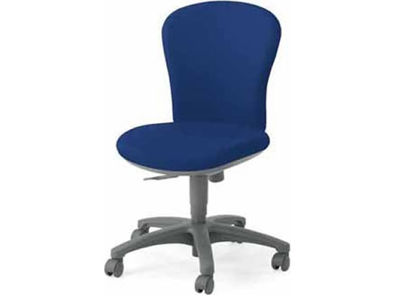 コクヨ レグノ2 ローバック 肘なし モデレートブルー ゴムキャスターの通販は