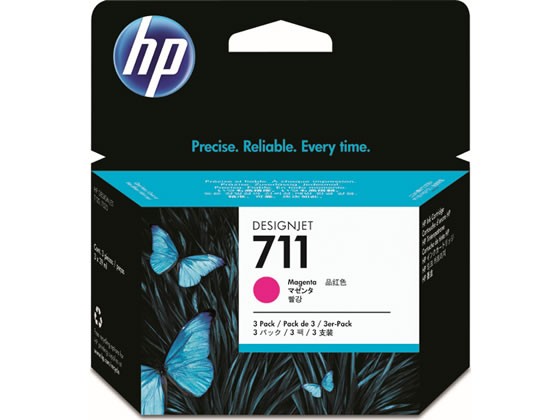 HP HP711 インクカートリッジ マゼンタ 3個 CZ135Aの通販は