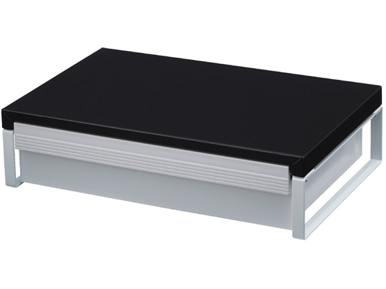 リヒトラブ 机上台 幅390mm 引出し付 黒 A7341-24の通販は 5,090円