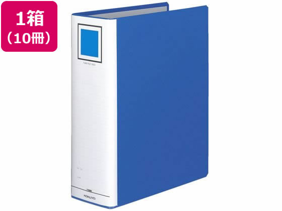 コクヨ チューブファイル(エコ)片開き A4タテとじ厚90mm 青 10冊の通販は 10,033円