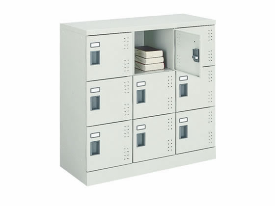 コクヨ スクールロッカー ロータイプ 9人用 引き手の通販は