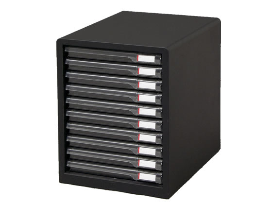 アイリスオーヤマ レターケース スリムタイプ浅型10段ダークグレー L-10SRの通販は 5,152円