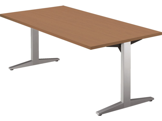 プラス STAGEO テーブル W1800×D900 ミディアムウッド ST-180TRの通販は 96,768円