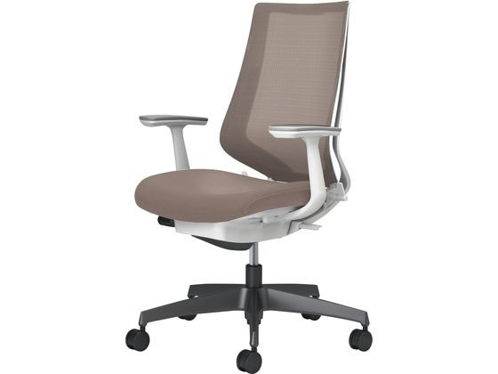 コクヨ チェア デュオラ2 ブラック脚 メッシュ ダークグレージュの通販は